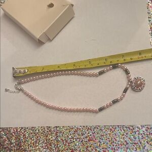 Elegant Pink Pearl Necklace